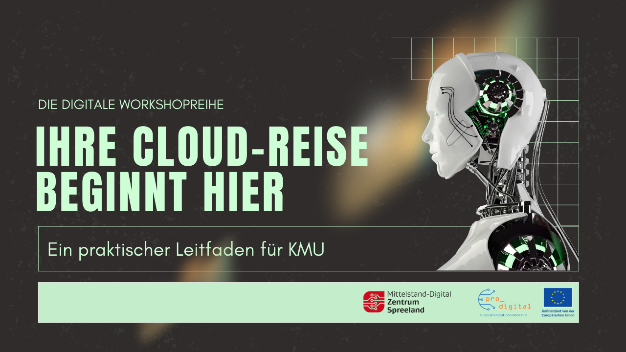 Flyer Collage für Cloud-Workshop