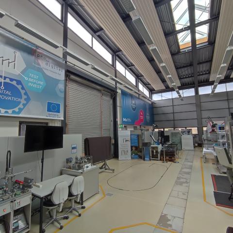 Modellhalle Ansicht hinten 