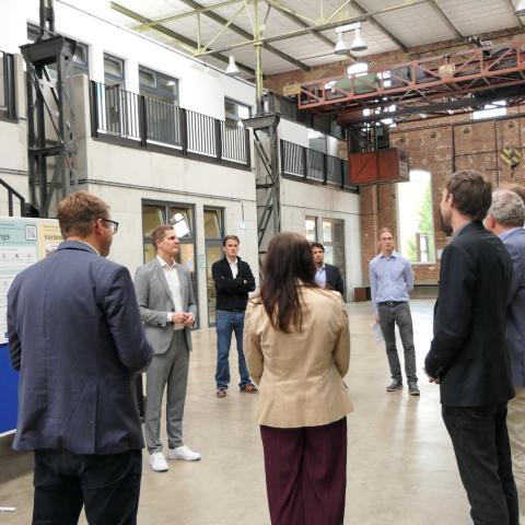Digital- und Justizminister Dr. Benjamin Grimm besucht EDIH pro_digital an der TH Wildau