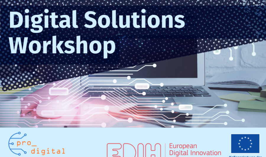 Digital Solutions Workshop Digital Solutions Workshop Ankündigung