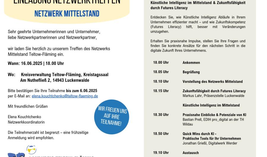 Flyer zur Veranstaltung