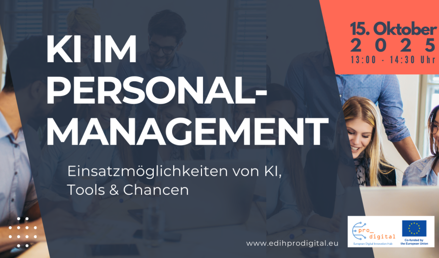 KI im Personalmanagement Zielgruppe: Der Workshop richtet sich an alle, die mit Personalverantwortung zu tun haben, unabhängig davon, ob sie aus dem klassischen Personalmanagement kommen oder nicht: • Personal- und Recruiting-Teams, Führungskräfte und Teamleiter:innen • Unternehmer:innen mit Personalverantwortung • Weiterbildung und Personalentwickler:innen, People & Culture-Teams und Organisationsentwickler:innen