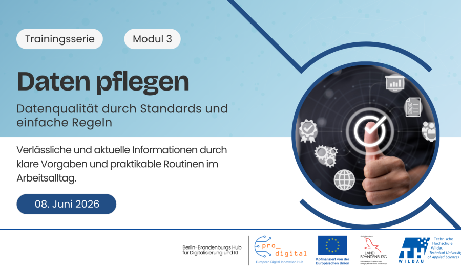 Flyer zur Veranstaltung Datenmanagement für die Verwaltung