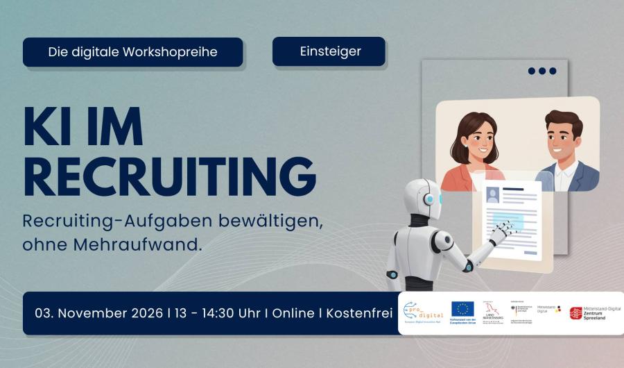Flyer zur Veranstaltung - KI im Recruiting