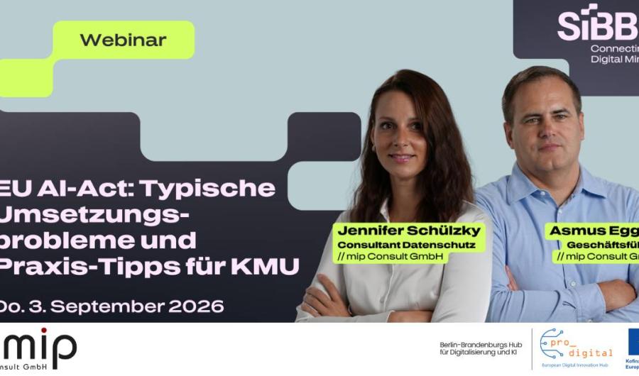 Flyer zur Veranstaltung - EU AI-Act