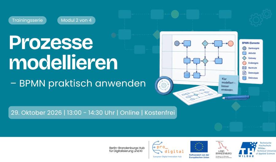 Flyer zur Veranstaltung - Büroorganisation mit KI in der Verwaltung