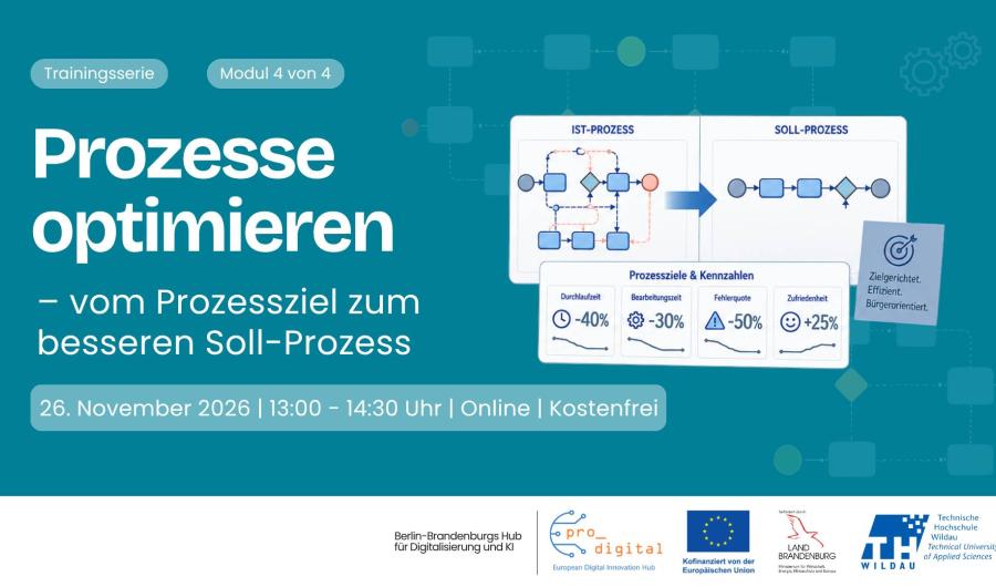 Flyer zur Veranstaltung - Büroorganisation mit KI in der Verwaltung