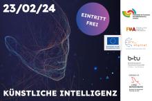 Künstliche Intelligenz im Alltag, in der Industrie und in der Forschung - Event Plakat Ankündigung