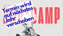 Bootcamp Ankündigung, Android Halbportrait, Termin auf nächstes Jahr verschoben