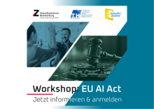 Plakat zur Veranstaltunsankündigung Workshop EU AI Act