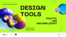 Plakat zur Ankündigung einer Veranstaltung zum Thema DIY Grafikdesign