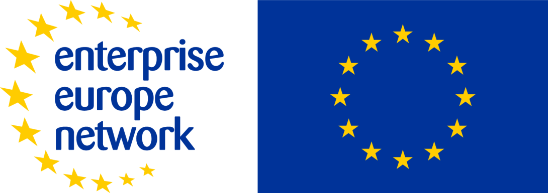 EEN Logo, Sterne und Enterprise Europe Network 