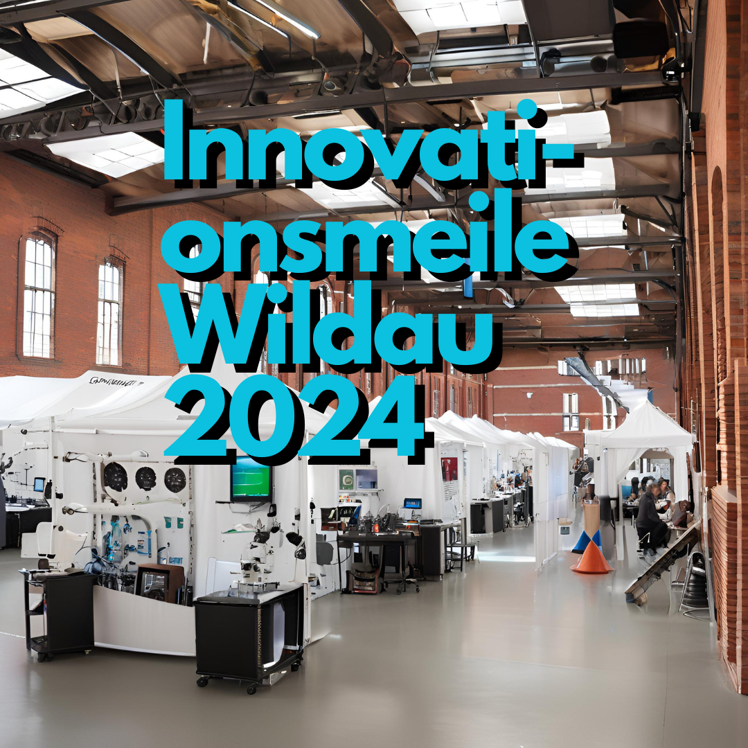 Digitale Kollage mit Text: Innovationsmeile Wildau 2024