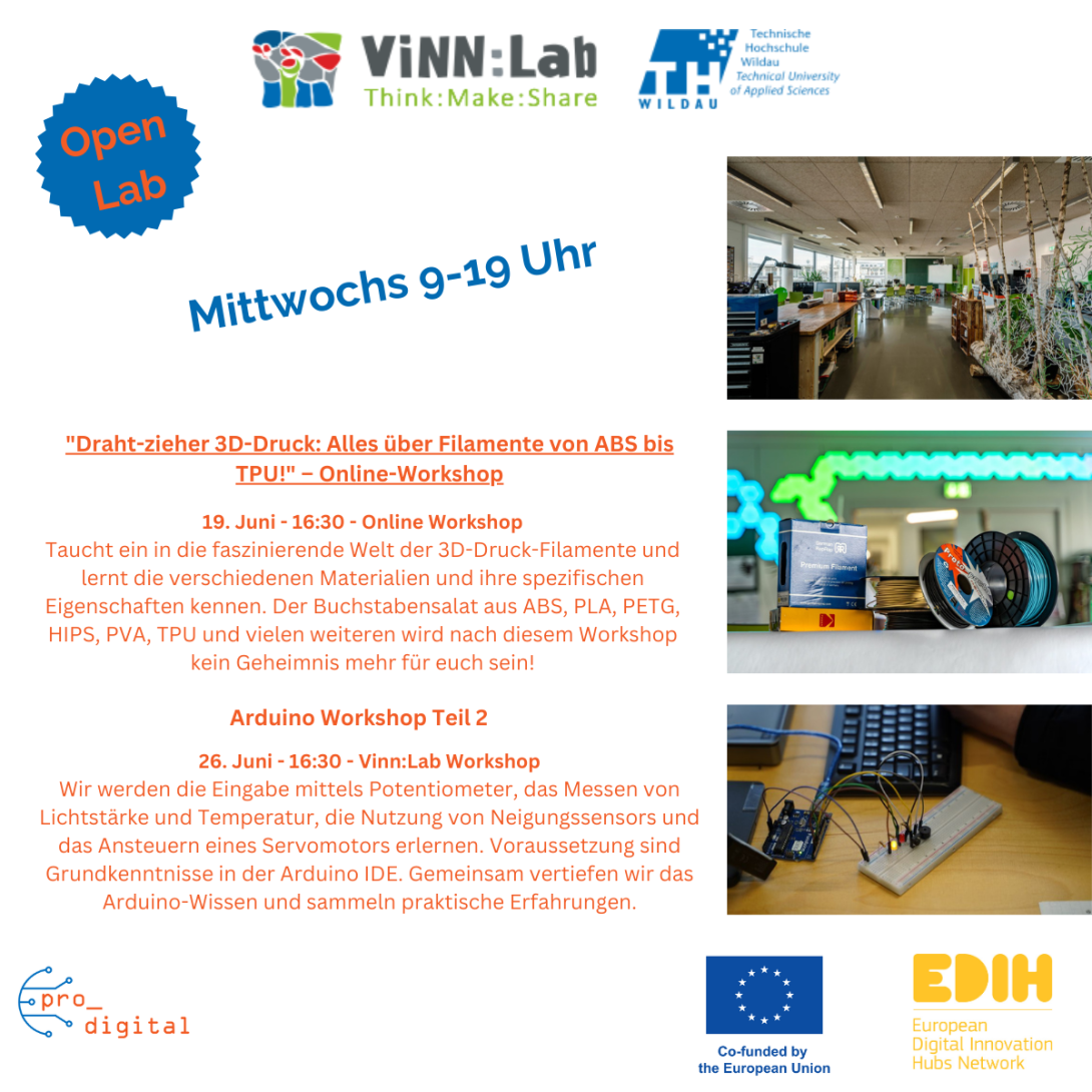 Event Ankündigung ViNN:Lab mit Text und Bild