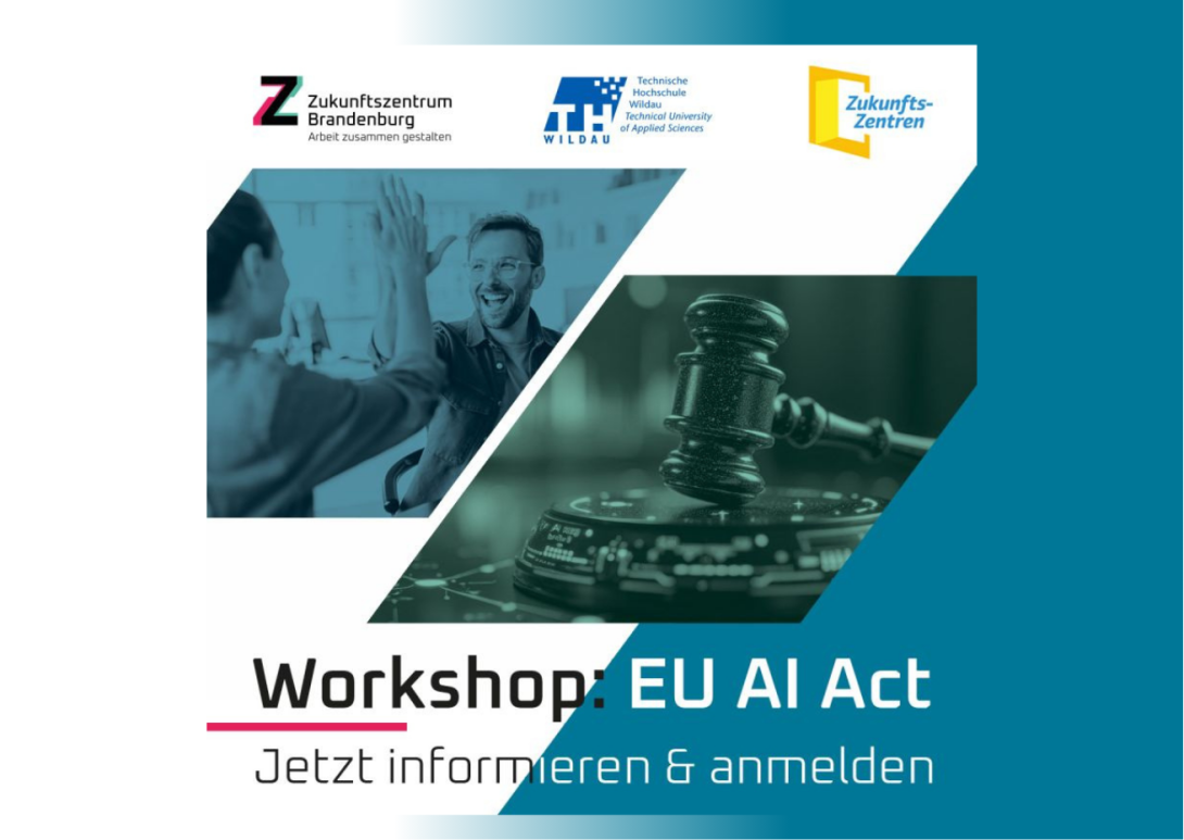 Plakat zur Veranstaltunsankündigung Workshop EU AI Act