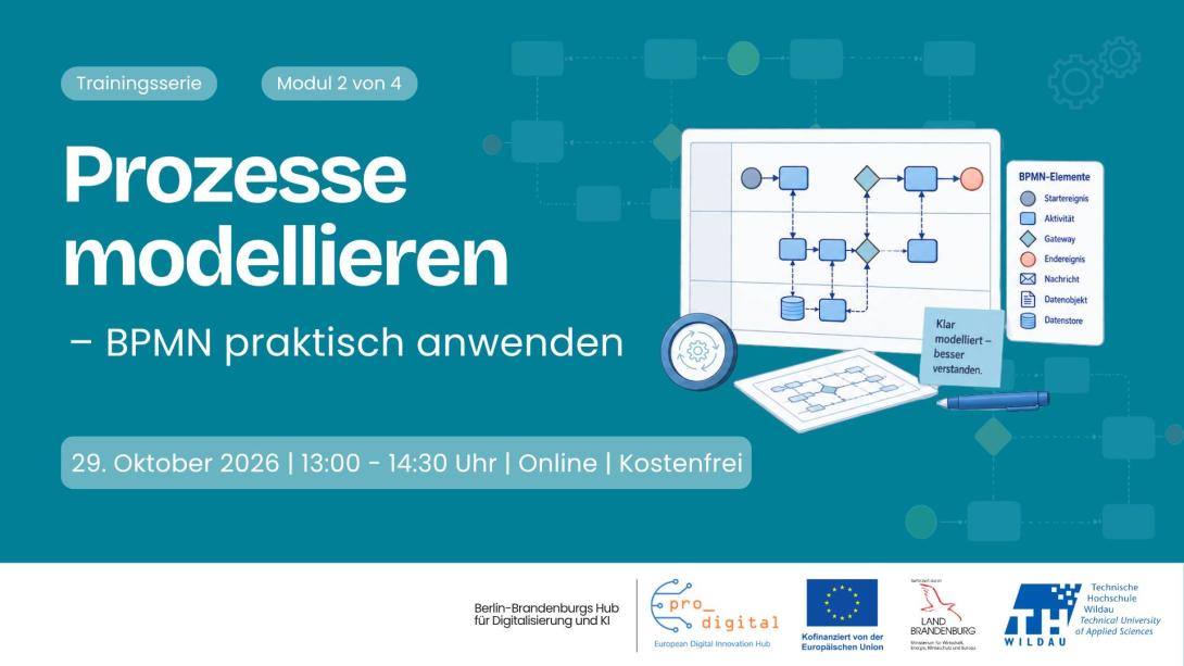 Flyer zur Veranstaltung - Büroorganisation mit KI in der Verwaltung