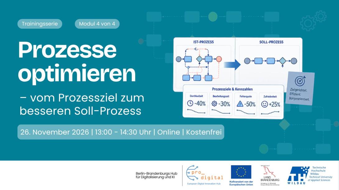 Flyer zur Veranstaltung - Büroorganisation mit KI in der Verwaltung