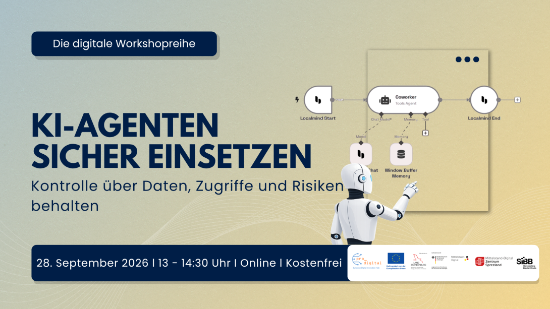 Flyer zur Veranstaltung - KI-Agenten sicher einsetzen