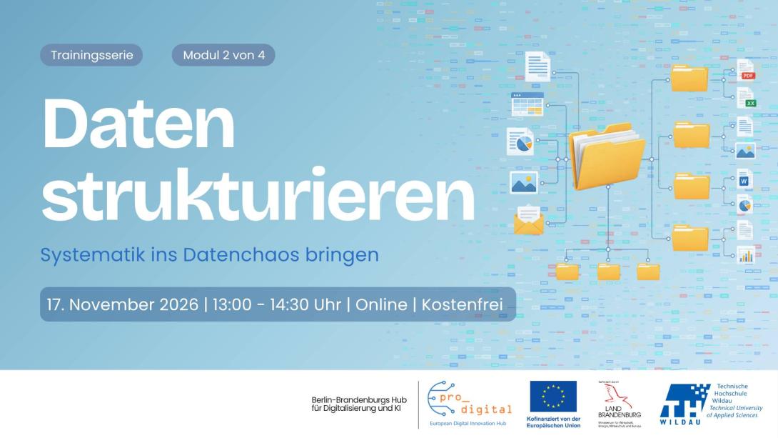 Flyer zur Veranstaltung Datenmanagement für die Verwaltung